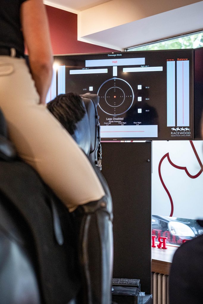 Reitsimulator Sitzanalyse Auswertung