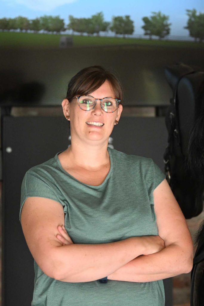 Rachel Krempe equipro Reitsimulator Trainer Westernreiten Tierphysio und Tierosteo