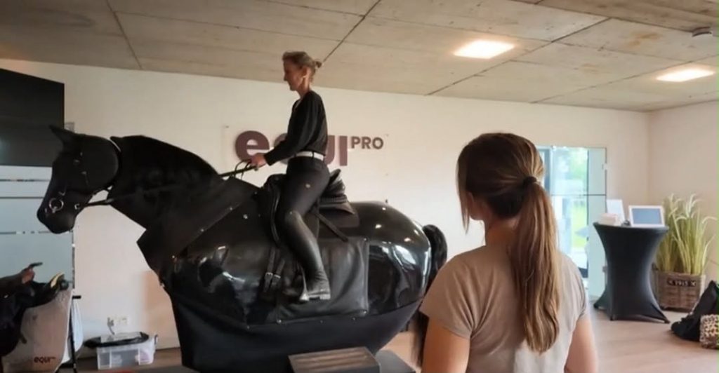 Biomechanisch korrekt Reiten BKR mit Reitsimulator bei equipro Willich