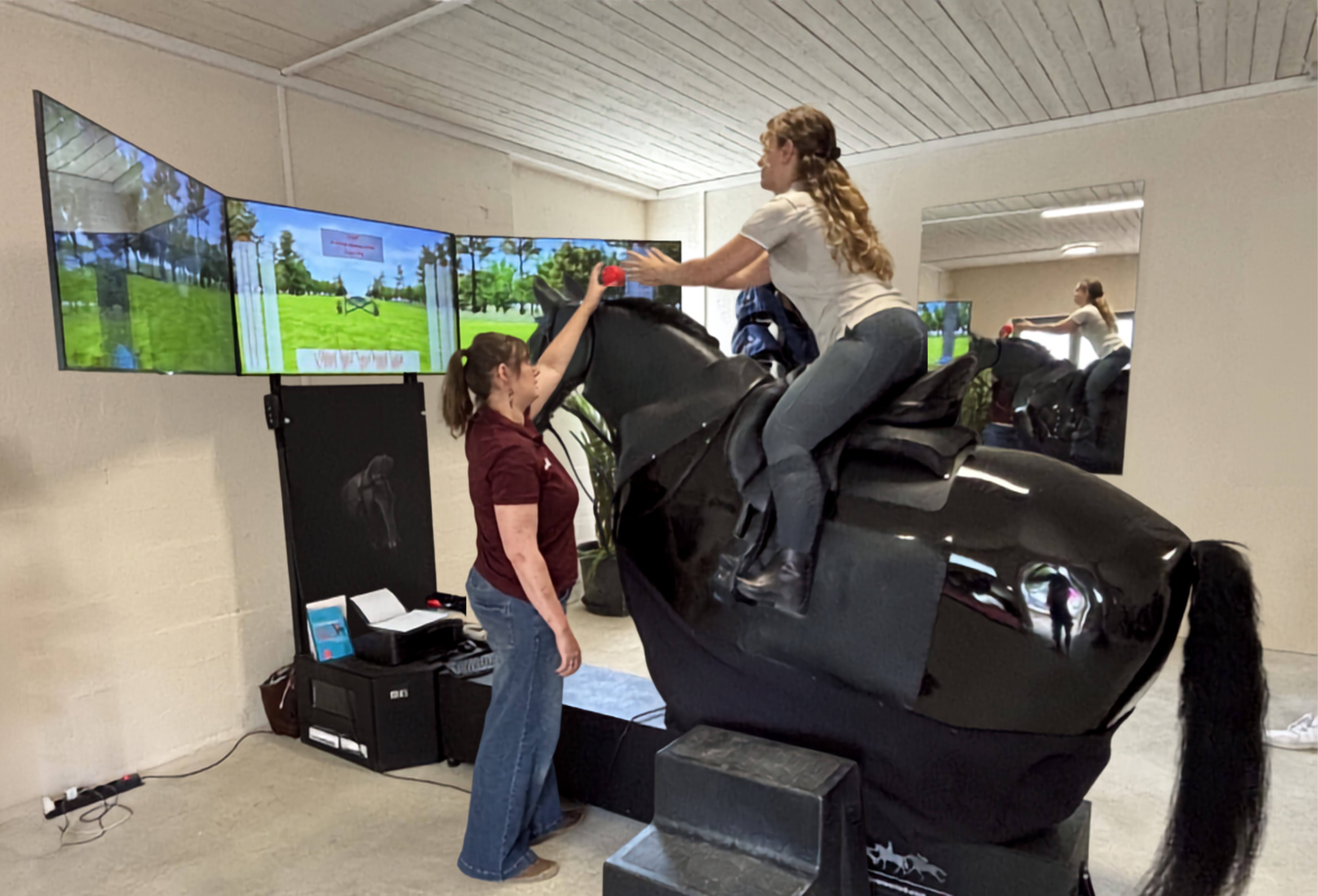 Springen Reitsimulator
